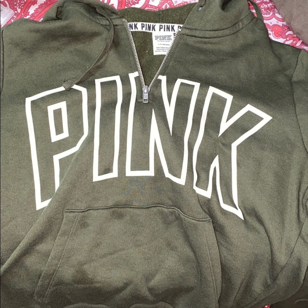 PINK hooded sweater!!